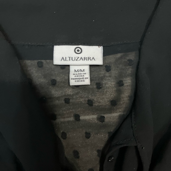 Black Bow Tie Blouse - Picture 3 of 6